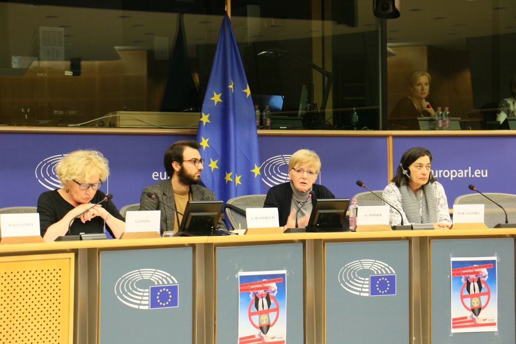 Debate no Parlamento Europeu - Tratado sobre Proibição das Armas Nucleares - Jan2018 1
