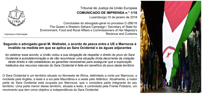 Tribunal Europeu - Saara Ocidental